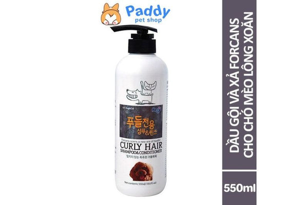 Sữa Tắm Xả Cho Chó Lông Xoăn Forcans Curly Hair 550ml