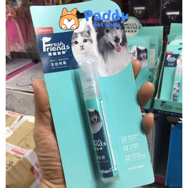 Xịt Thơm Miệng Chó Mèo Fresh Friends