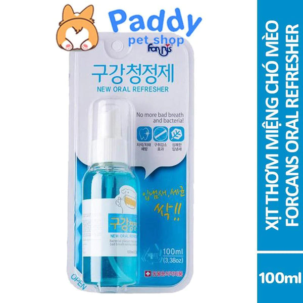 Xịt Thơm Miệng Chó Mèo Forcans Oral Refresher