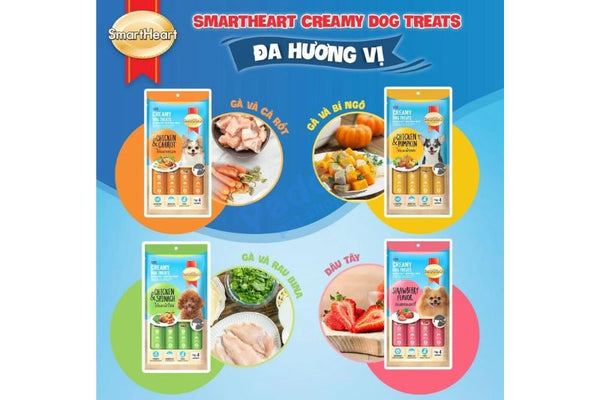 Súp Thưởng SmartHeart Creamy Cho Chó Mọi Lứa Tuổi