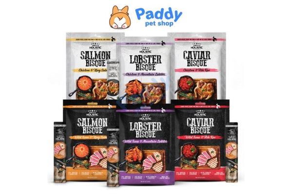 Súp Thưởng Cho Chó Mèo Absolute Holistic BISQUE 60g (Túi 5 tuýp)