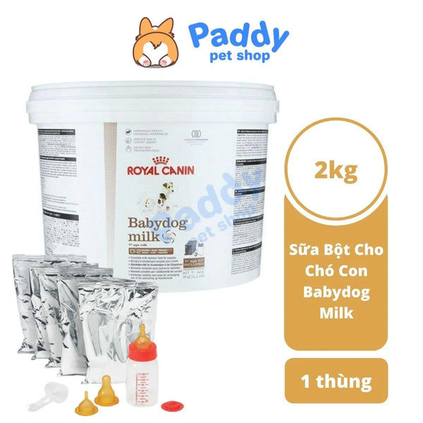 sữa bột cho chó mới sinh