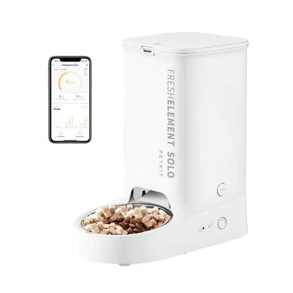 Máy Cho Chó Mèo Ăn Tự Động Fresh Element Solo