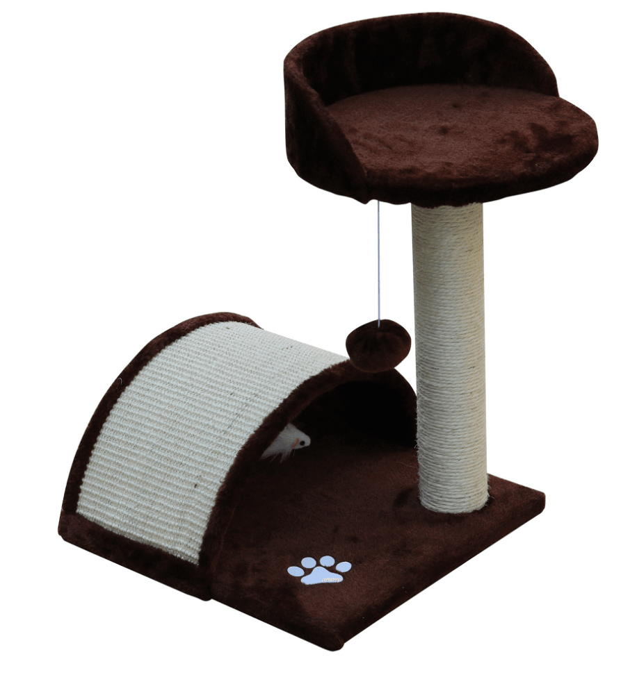 Nhà Cây Mèo Cat Tree Trụ Cao Vòm 2 Tầng