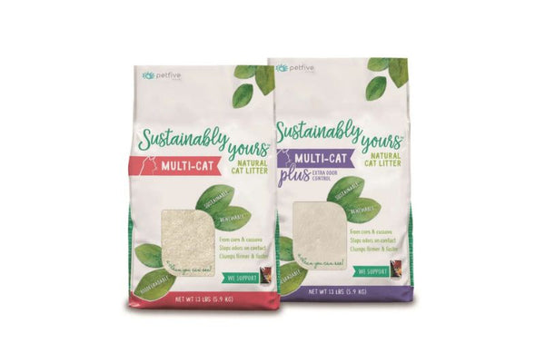 Cát Vệ Sinh Mèo Hữu Cơ Tinh Bột Bắp Và Sắn Petfive Sustainably Yours