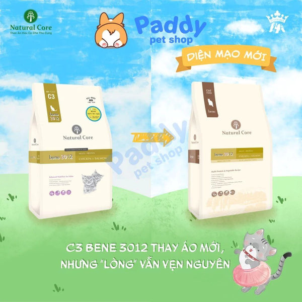 Thức Ăn Hạt Cho Mèo Trưởng Thành Hữu Cơ Natural Core C3