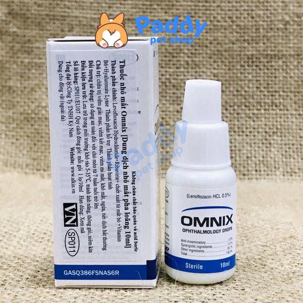 Nhỏ Mắt Và Phòng Đau Mắt Alkin Omnix Cho Chó Mèo
