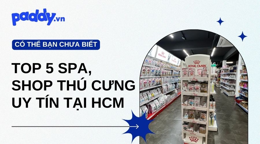 Top 5 Spa Thú Cưng, Shop Thú Cưng Chất Lượng TPHCM