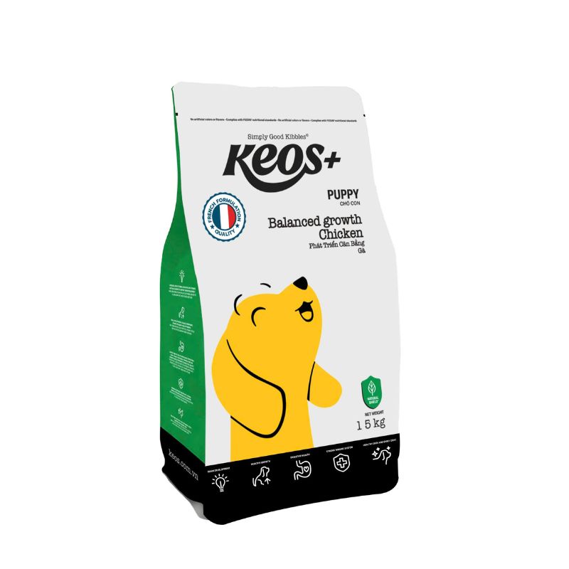 Hạt Cho Chó Con Keos Puppy Túi 1.5kg
