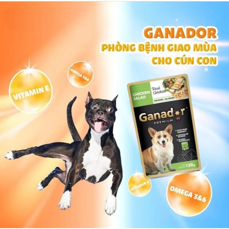 Pate Cho Chó Mọi Lứa Tuổi Ganador Thịt Gà 120g