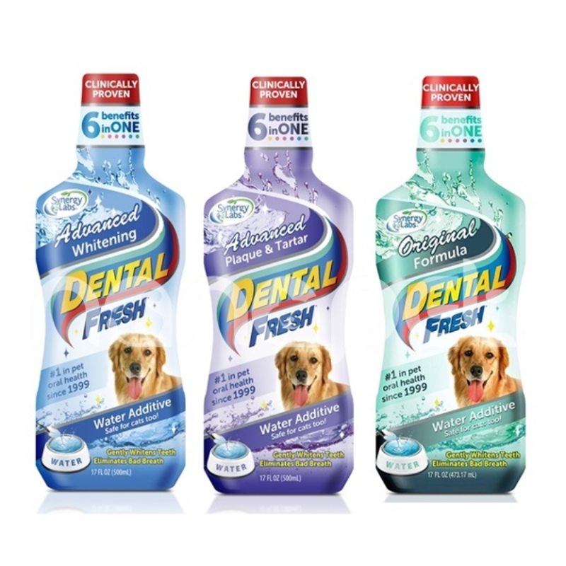 Nước Uống Dental Fresh Thơm Miệng Giảm Mảng Bám Cho Chó 237ml