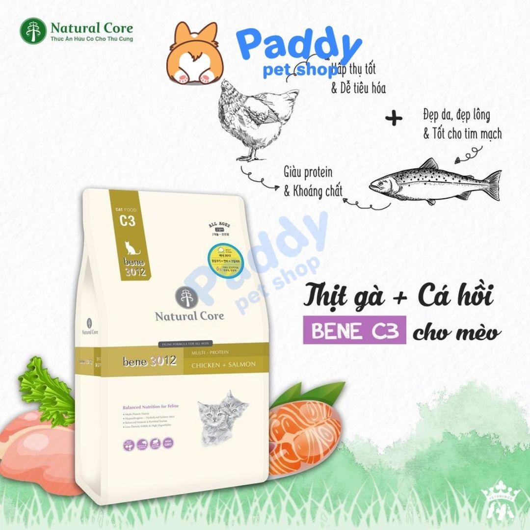 Thức Ăn Hạt Cho Mèo Trưởng Thành Hữu Cơ Natural Core C3 - Paddy Pet Shop