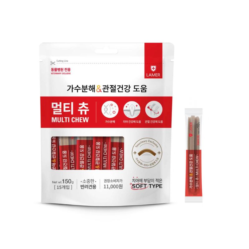 Bánh Thưởng Cho Chó Lamer Multi Chew Hỗ Trợ Xương Khớp & Răng Miệng