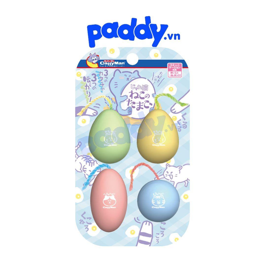 Đồ Chơi Mèo Set 4 Trứng Nhựa Cattyman - Paddy Pet Shop