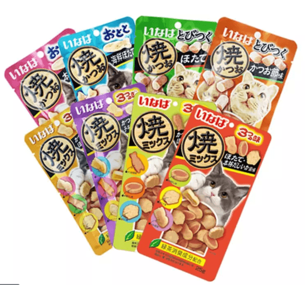 Viên Cá Mềm Inaba Snack Cho Mèo 30g - Paddy Pet Shop