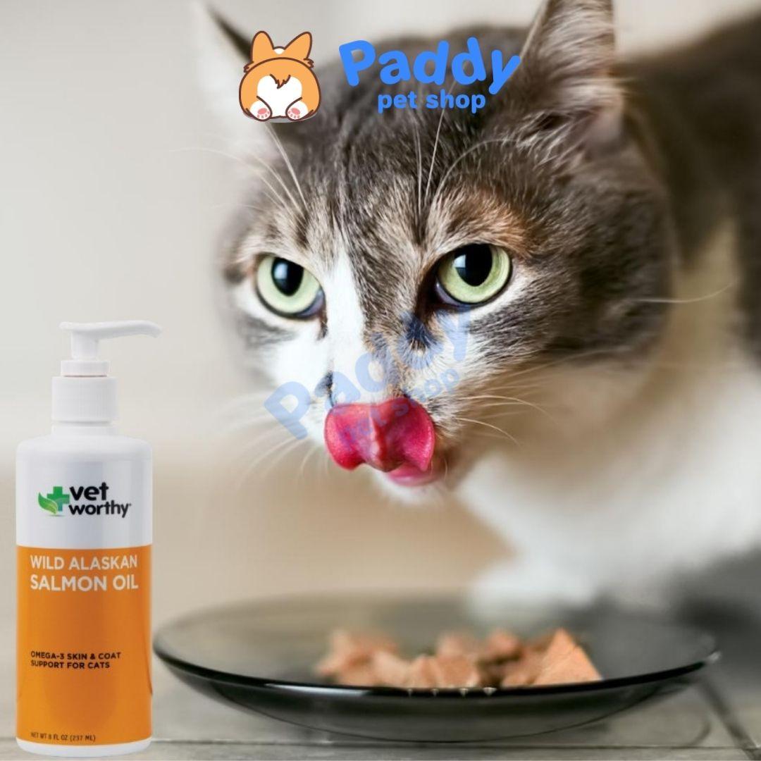 Dầu Cá Hồi Vet Worthy Dưỡng Lông Da Chó (Mỹ) - Paddy Pet Shop