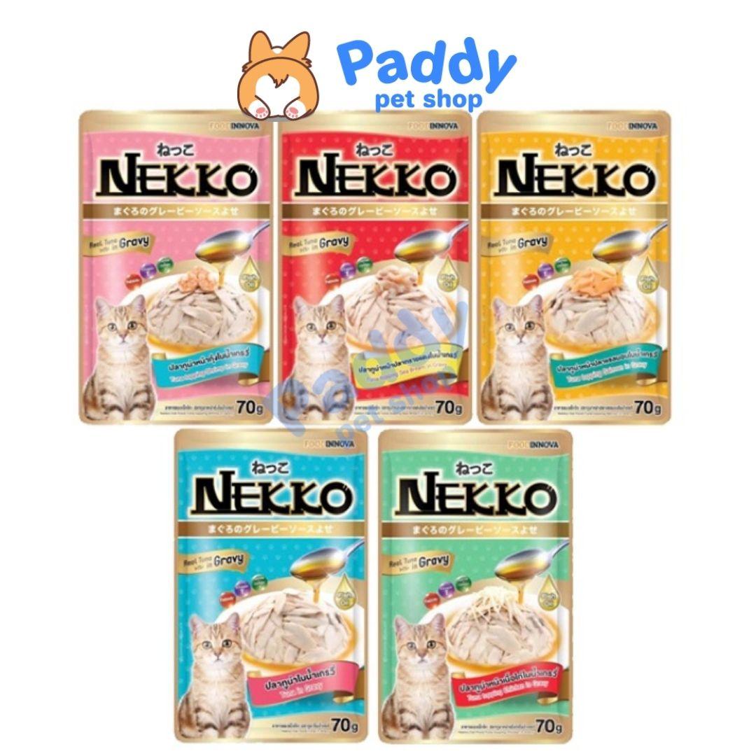 Pate Mèo Dạng Sốt Nekko Gravy 70g - Paddy Pet Shop