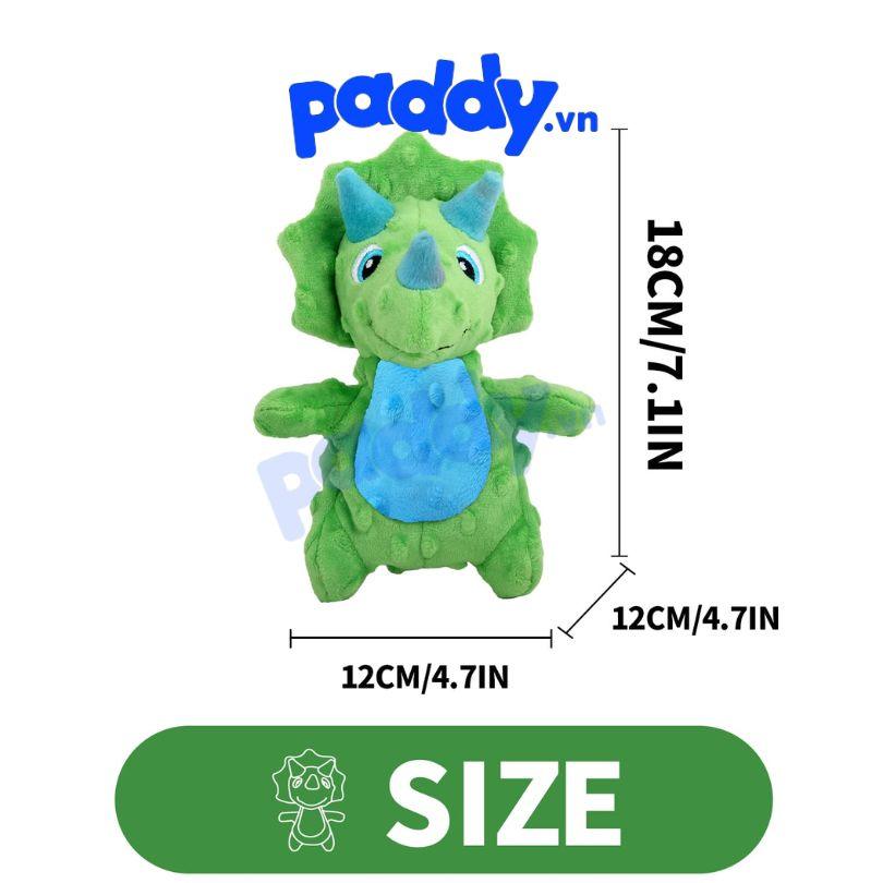 Đồ Chơi Cho Chó Thú Bông Khủng Long - Paddy Pet Shop