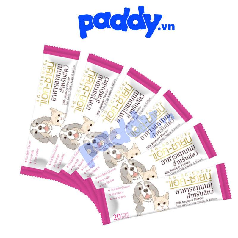 Sữa Dê AG Cho Chó, Mèo Và Thú Nhỏ (Thái Lan) 20g - Paddy Pet Shop