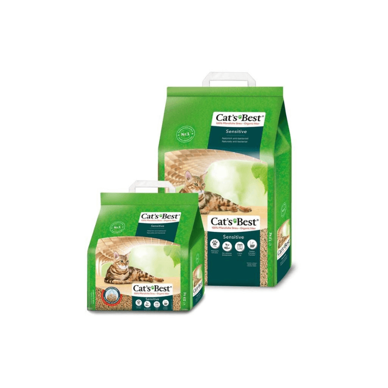 Cát Gỗ Cho Mèo Cat's Best SENSITIVE Vón Cục Siêu Thấm Hút & Kháng Khuẩn - Paddy Pet Shop