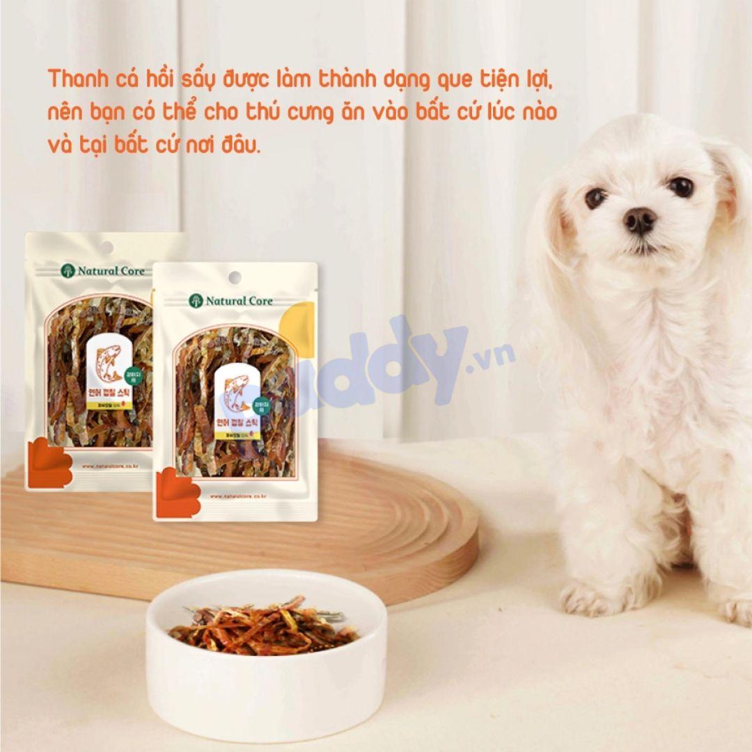 Snack Cho Chó Thanh Cá Hồi Sấy Natural Core 45g - Paddy Pet Shop