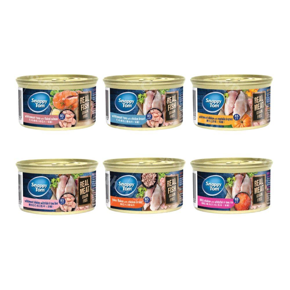 Pate Mèo Snappy Tom Premium (Lon 85g) - Paddy Pet Shop