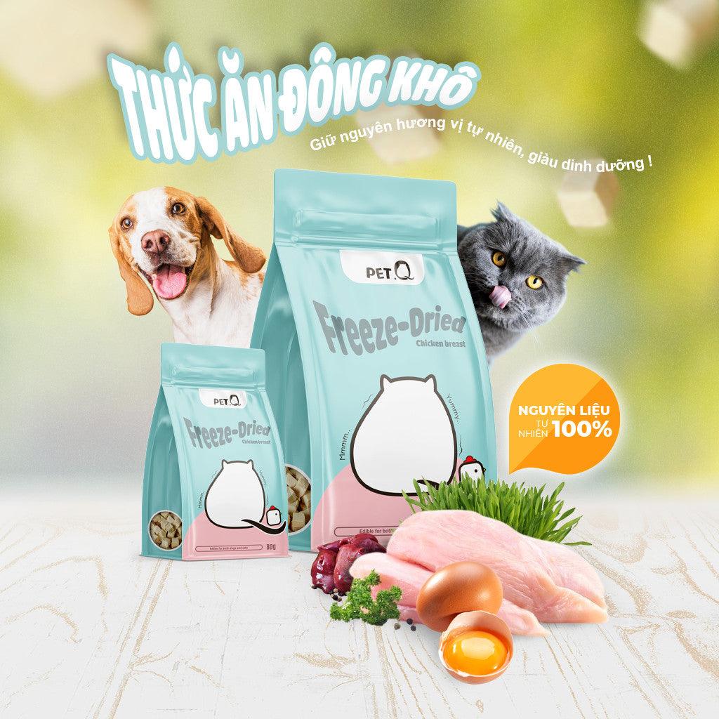 Bánh Thưởng Cho Mèo Gà Sấy Đông Khô PetQ - Paddy Pet Shop