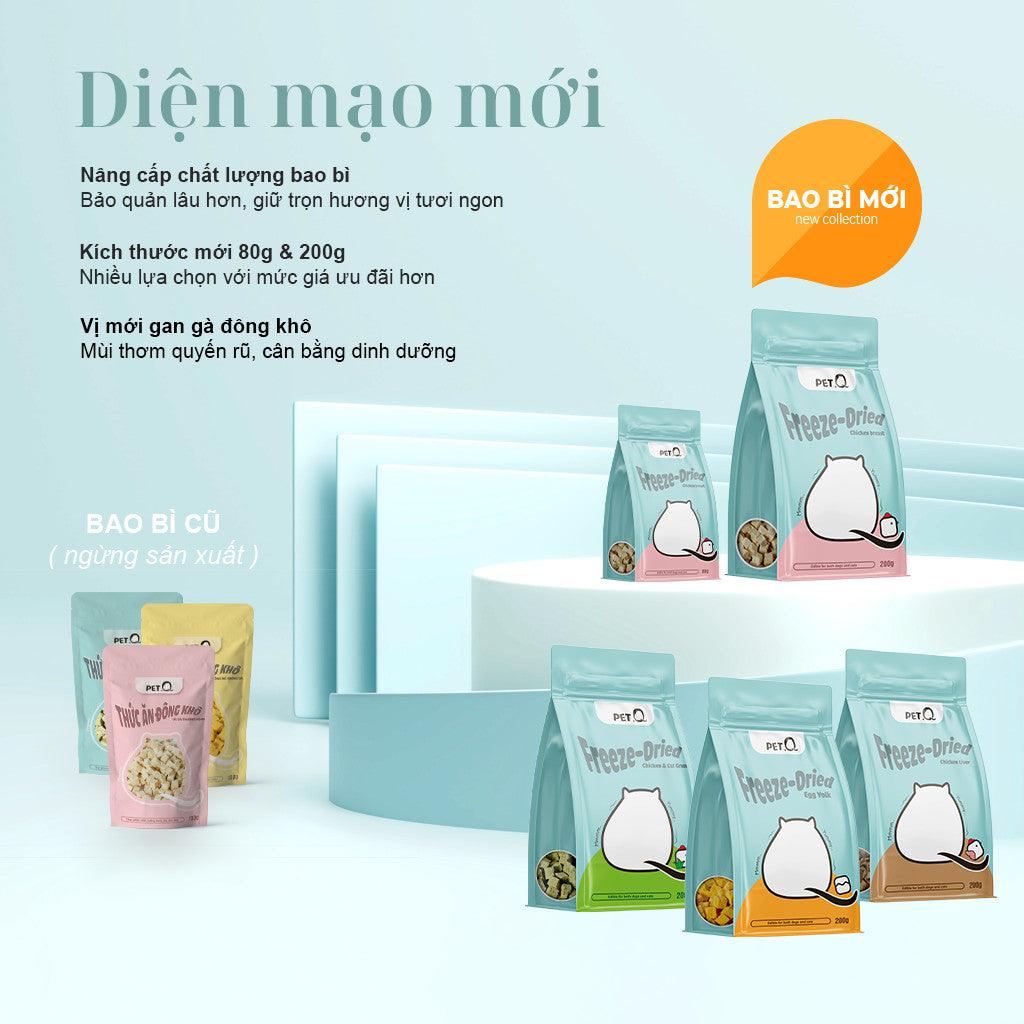Bánh Thưởng Cho Mèo Gà Sấy Đông Khô PetQ - Paddy Pet Shop