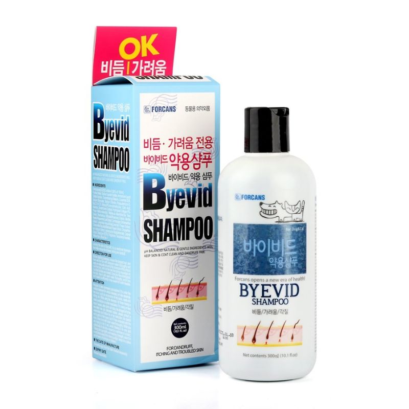 Sữa Tắm Viêm Da Chó Mèo Forcans Byevid 300ml