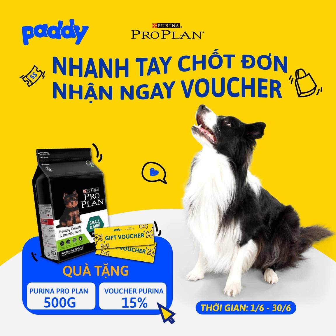 Chương Trình Nhận Quà Tặng Và Voucher Giảm 15% Khi Mua Purina Pro Plan