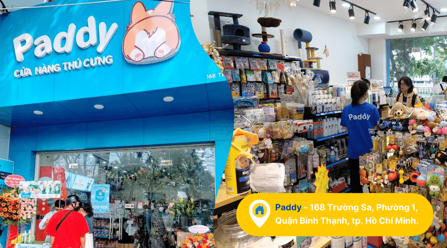 Paddy - Pet Shop chuyên thức ăn và phụ kiện chó mèo uy tín số 1
