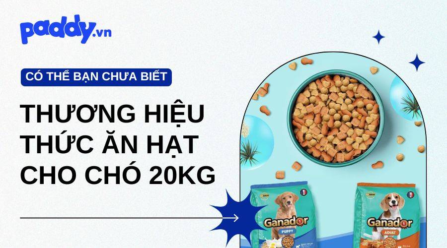 Tổng Hợp Những Thương Hiệu Có Thức Ăn Hạt Cho Chó Bao 20kg