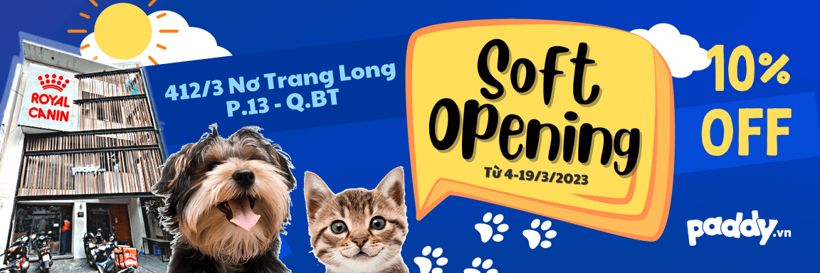 SOFT OPENING - Ưu Đãi Giảm 10% Chào Đón Cửa Hàng Paddy Thứ 2