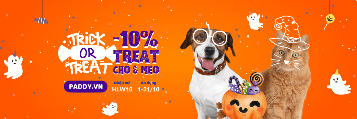 Giảm 10% snack bánh thưởng cho chó mèo