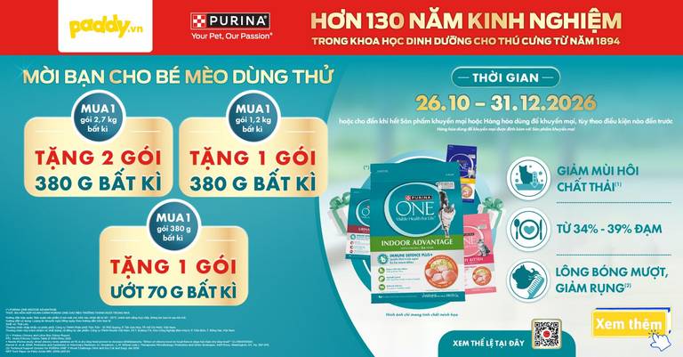 CÙNG PURINA ONE MUA HẠT THẢ GA – RINH QUÀ CỰC ĐÃ